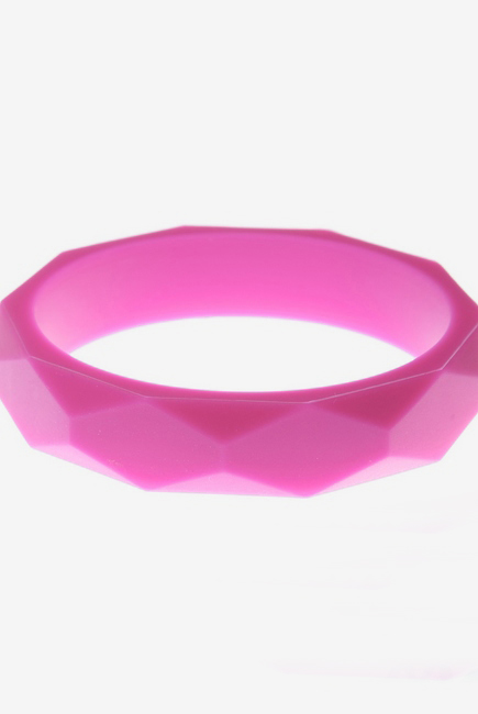 Молочный браслет из пищевого силикона, розовый