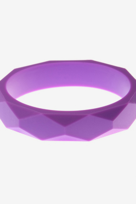 Молочный браслет из пищевого силикона, фиолетовый