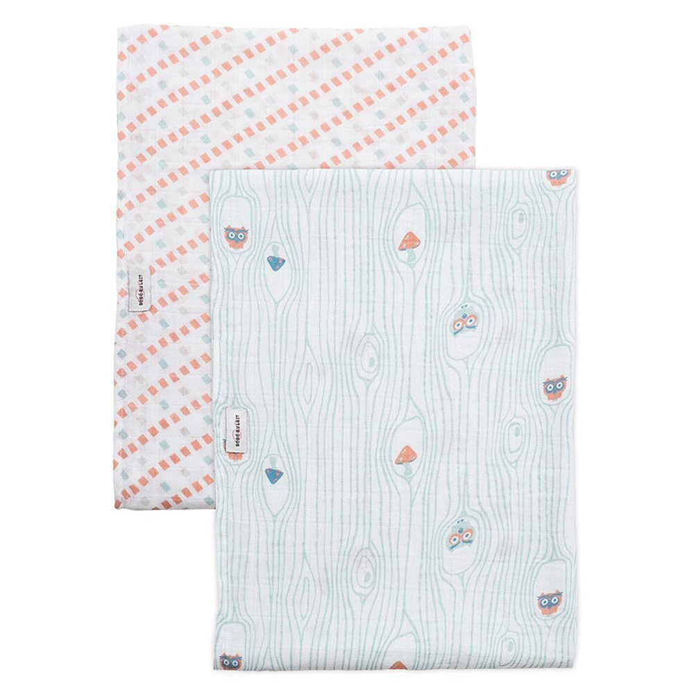 Муслиновые пеленки для новорожденного Bébé au Lait большие, Owl/Tinsley
