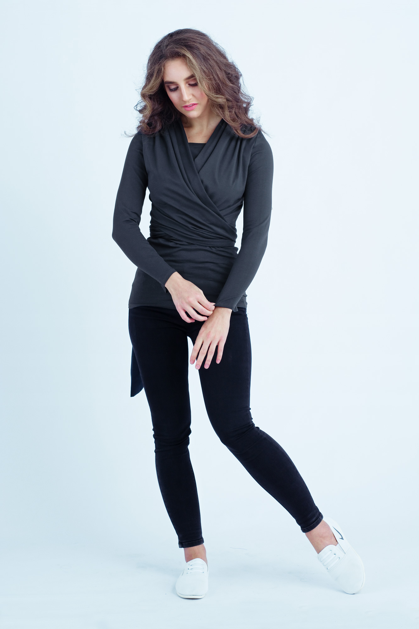 Слингомайка регулируемая Loona дл.рукав, Antracite