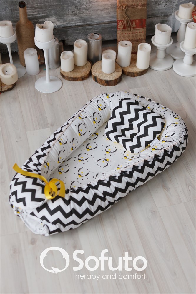 Кокон-гнездышко для новорожденных Babynest Pepe