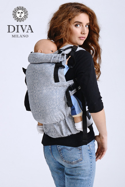 Эрго-рюкзак Diva Basico Argento Simple One!