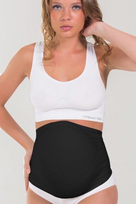 Бандаж для беременных дородовой бесшовный, черный