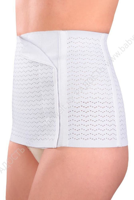Бандаж послеродовой утягивающий "Лента", белый