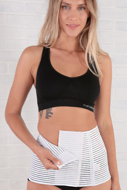 Бандаж послеродовой  "Лента", белый