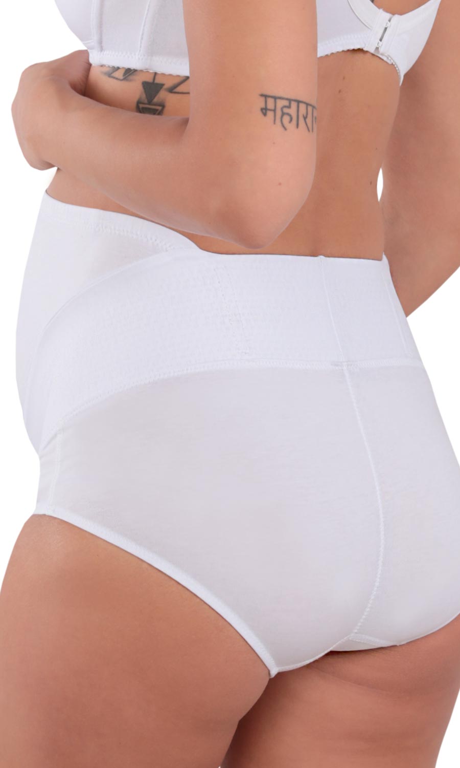 Бандаж-трусы для беременных высокий, белый