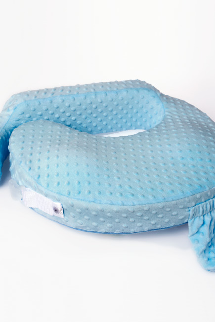 Подушка для кормления Loona эргономичная, Bubble голубой