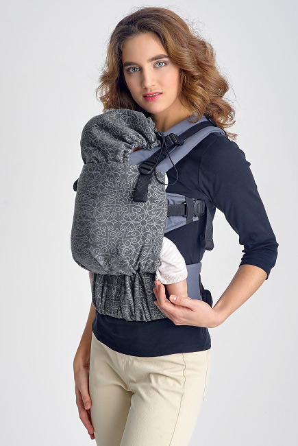 Эрго рюкзак с рождения Diva Basico Charcoal Simple One!