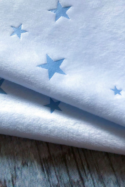 Подушка для кормления Loona эргономичная, Stars голубой