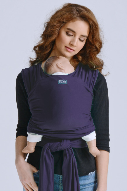 Трикотажный слинг-шарф Diva Stretchy, Lilla