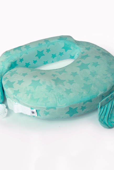 Подушка для кормления Loona эргономичная, stars 3D ментол