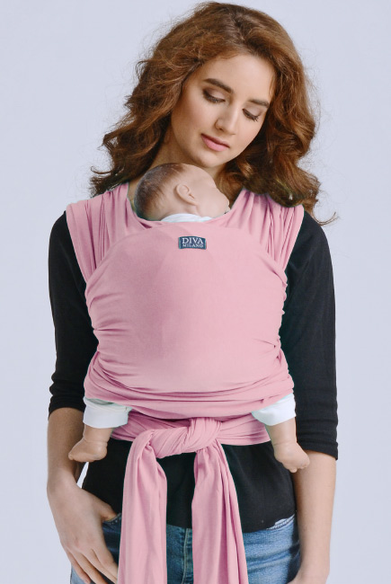 Трикотажный слинг-шарф Diva Stretchy, Pink