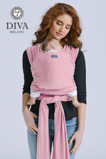 Трикотажный слинг-шарф Diva Stretchy, Pink