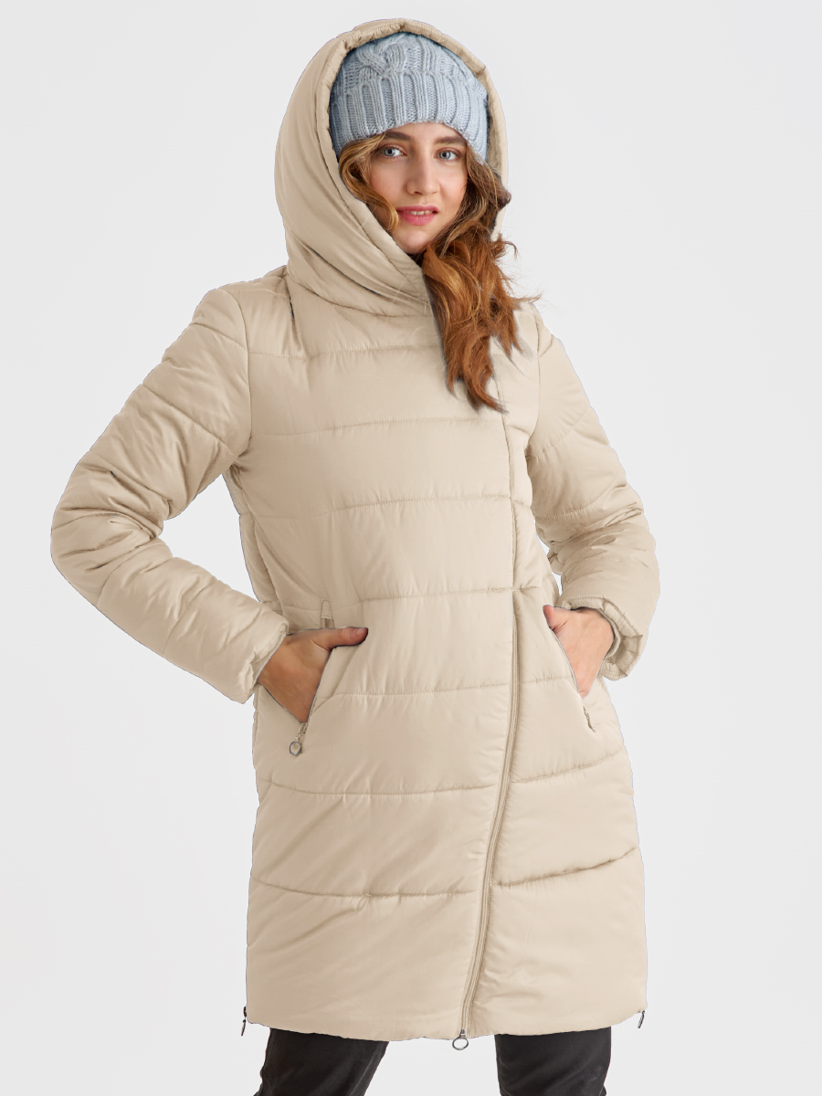 Слингокуртка зимняя (трансформер) 3в1, цвет бежевый