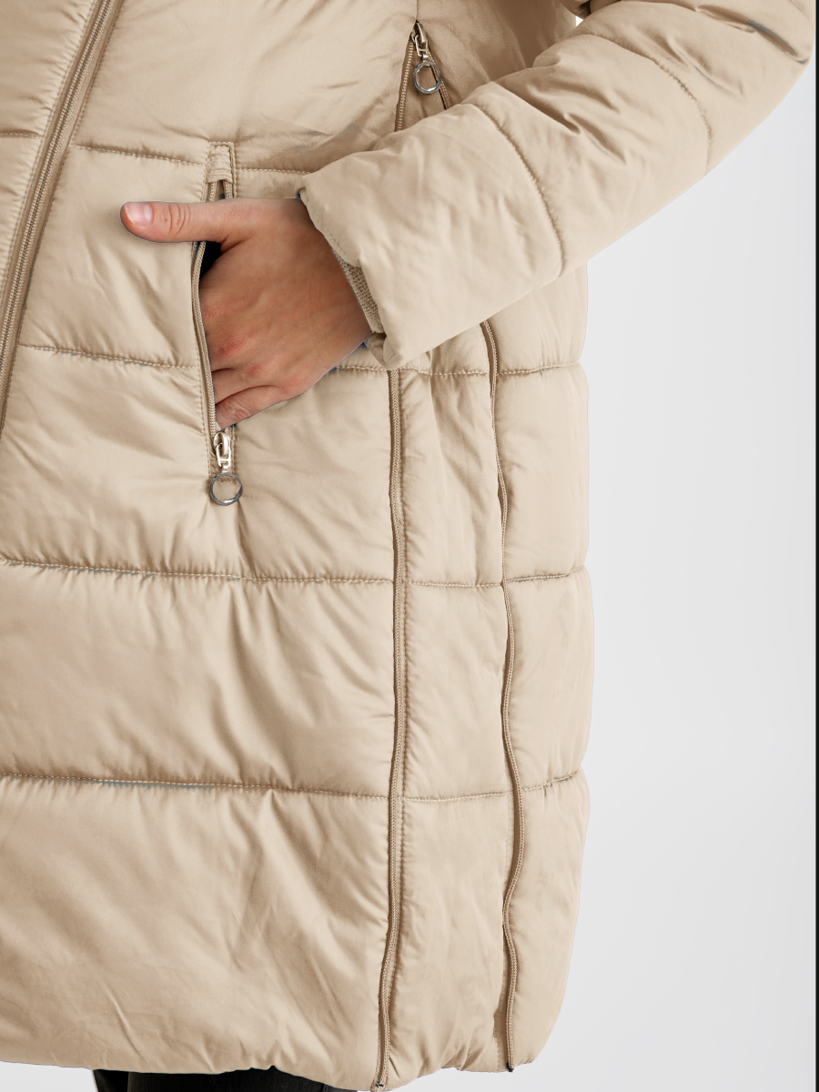 Слингокуртка зимняя (трансформер) 3в1, цвет бежевый