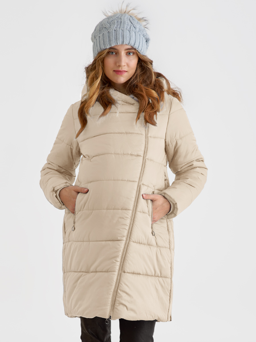 Слингокуртка зимняя (трансформер) 3в1, цвет бежевый