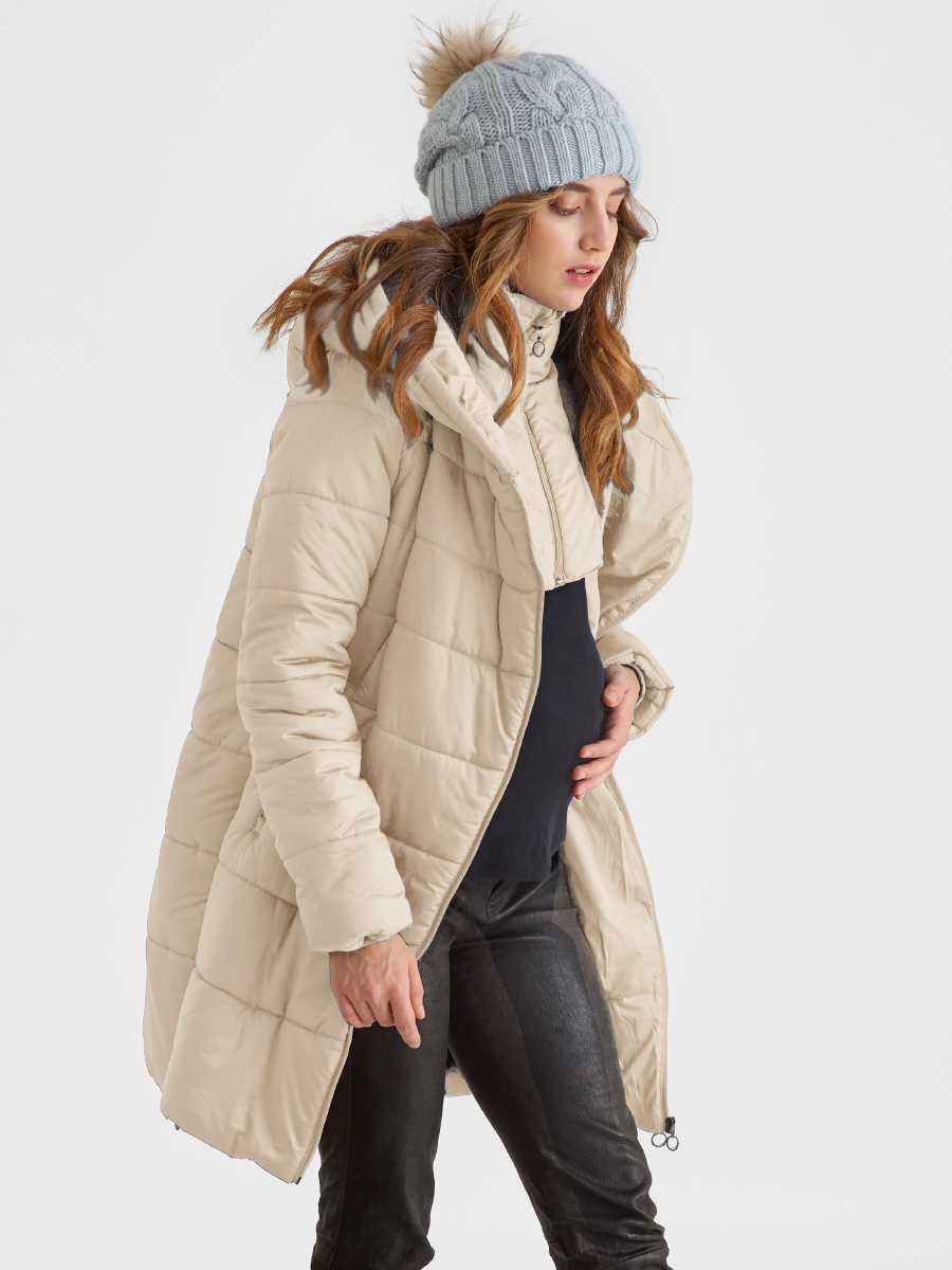 Слингокуртка зимняя (трансформер) 3в1, цвет бежевый