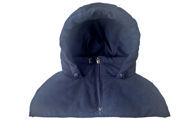 Слингокуртка зимняя - парка для беременных 3 в 1 с мехом, синий