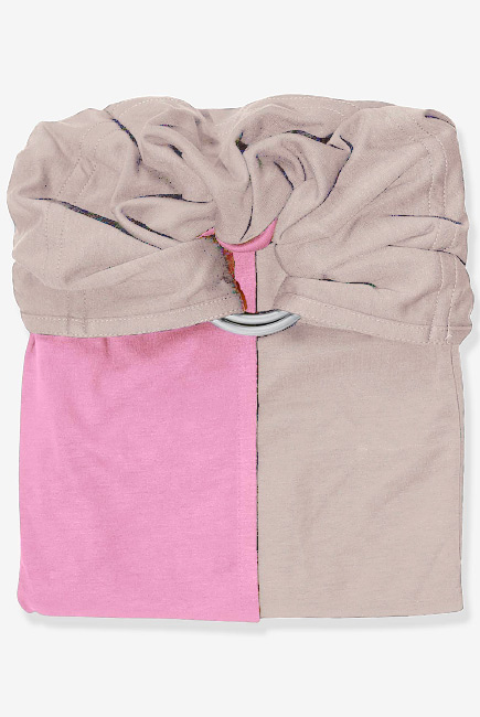 Слинг с кольцами трикотажный Diva Stretchy Pink/Beige