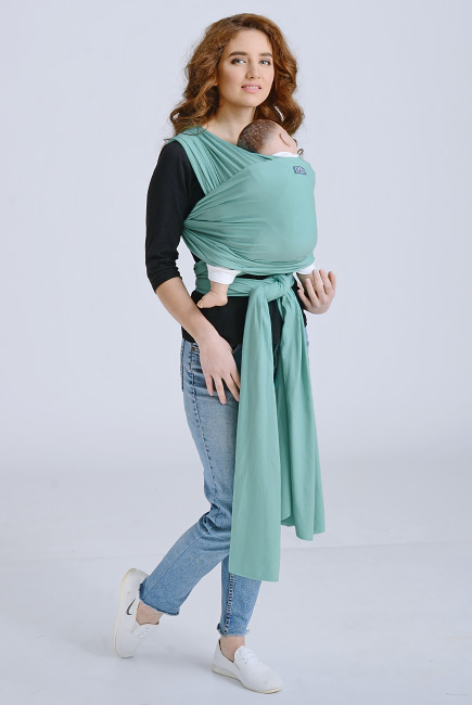 Слинг-шарф трикотажный Diva Stretchy, Sage