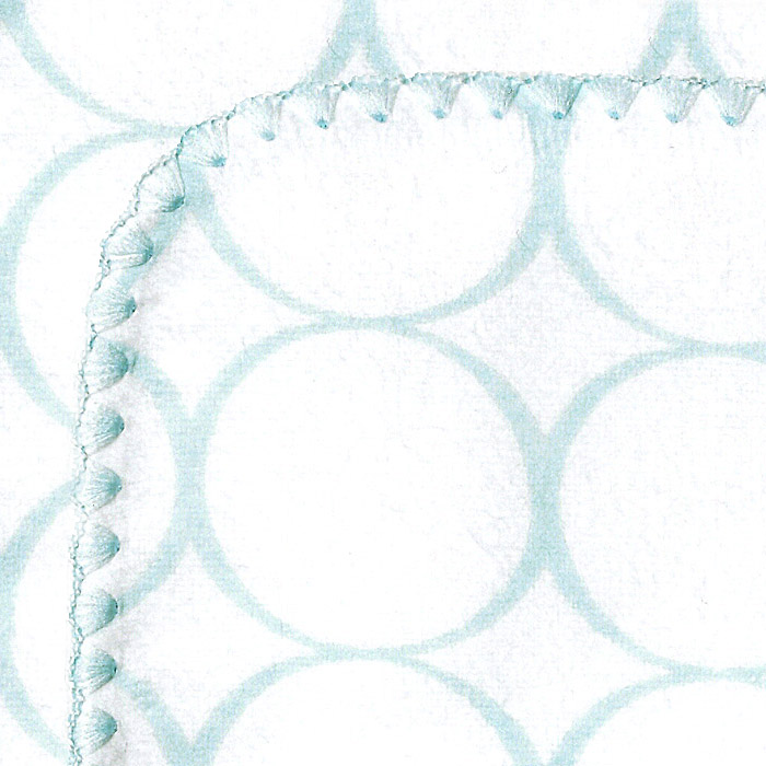 Фланелевая пеленка для новорожденного SwaddleDesigns SeaCrystal Mod/WH