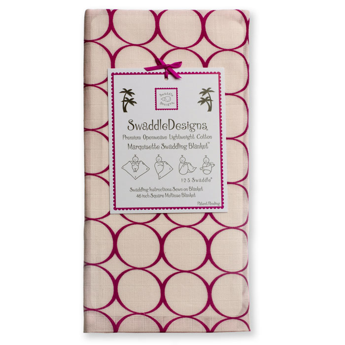 Пеленка детская тонкая SwaddleDesigns Маркизет Very Berry Mod C