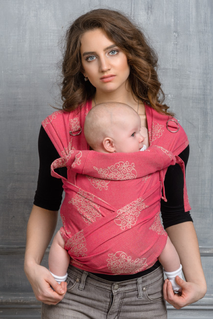 Май-слинг Diva Basico, Amore с капюшоном