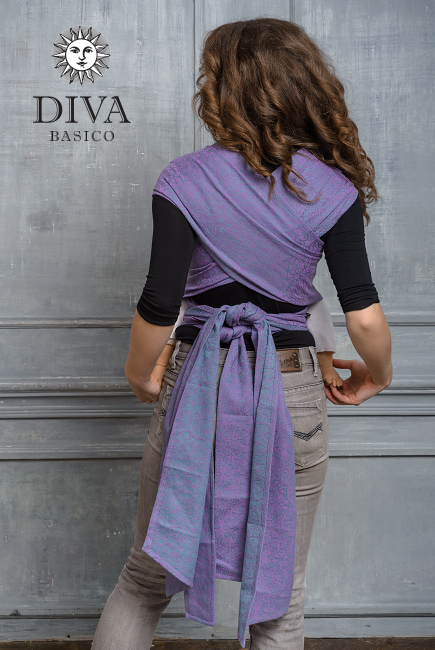 Май-слинг Diva Basico, Lilla с капюшоном