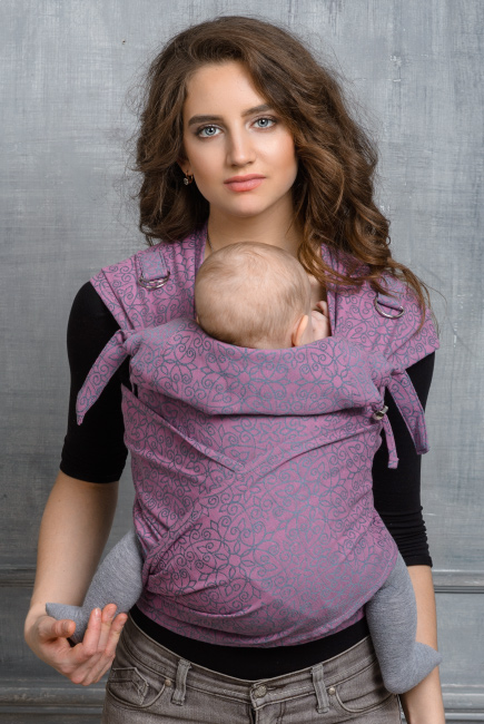 Май-слинг Diva Basico, Perla с капюшоном