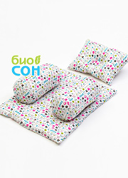 Подушка для новорожденных BabySet (позиционер) "Зверюшки"