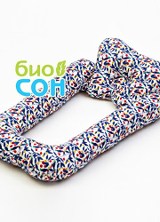 Подушка для новорожденных BabySleep (ограничитель) "Птички"