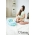 Гнездышко для новорожденных Babynest Praline blue
