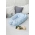 Гнездышко для новорожденных Babynest Stars and waves blue sky