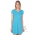 Платье-кимоно для дома YammyMammy (ямми мамми) трикотажное, цвет "бирюзовый"