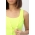 Майка поло для кормящих и беременных, желтый неон