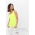 Майка поло для кормящих и беременных, желтый неон