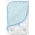 Муслиновое одеяло с флисом SwaddleDesigns Snuggle Blanket, Starshine Shimmer Blue