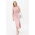 Платье-футболка для кормящих и беременных, цвет пудрово-розовый