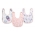 Слюнявчик муслиновый Aden by Aden&Anais, набор из 3 штук, Pretty Pink