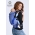 Эрго-рюкзак для новорожденных Diva Azzurro Simple One! со льном