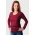 Футболка для кормящих с длинным рукавом, "Бордовая"
