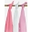Комплект муслиновых пеленок для новорожденных Jollein, fuchsia/pink/white
