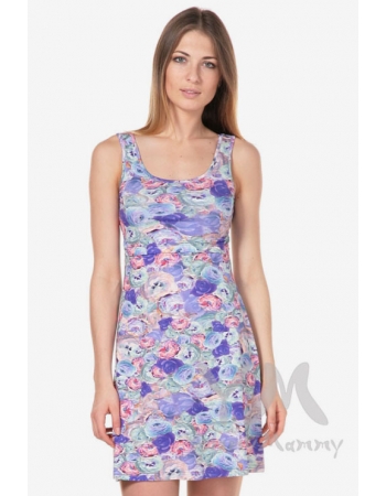 Платье-майка с цветочным принтом для беременных