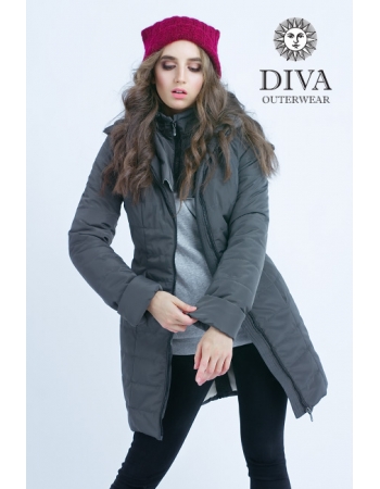 Слингокуртка зимняя 4 в 1 Diva Outerwear Grafite