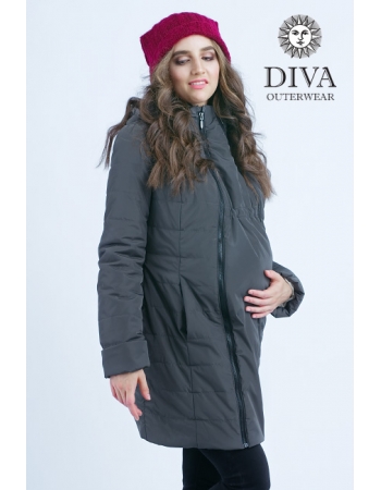 Слингокуртка зимняя 4 в 1 Diva Outerwear Grafite