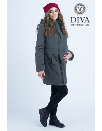 Слингокуртка зимняя 4 в 1 Diva Outerwear Grafite