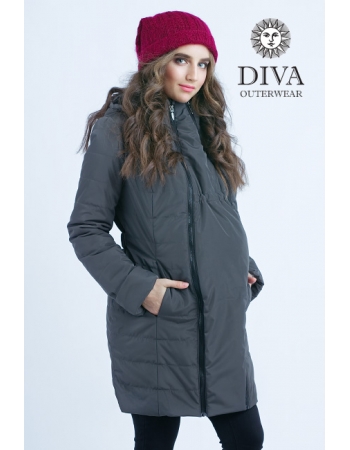 Слингокуртка зимняя 4 в 1 Diva Outerwear Grafite