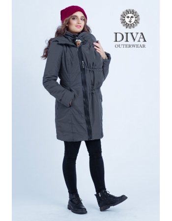 Слингокуртка зимняя 4 в 1 Diva Outerwear Grafite