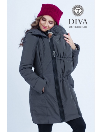 Слингокуртка зимняя 4 в 1 Diva Outerwear Grafite