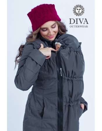 Слингокуртка зимняя 4 в 1 Diva Outerwear Grafite